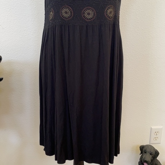 BCBG Maxazria Casual Black Dress Size M - Picture 4 of 5